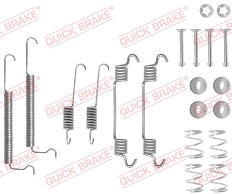 Accessory Kit, brake shoes